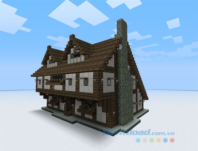 Mô hình nhà đẹp trong Minecraft