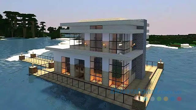 Ý tưởng xây nhà trong Minecraft