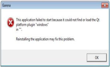 Lỗi "... could not find or load the Qt platform plugin"