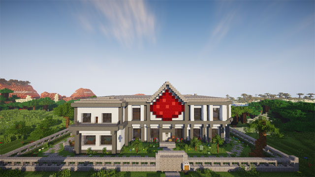 Ngôi nhà xinh đẹp trong Minecraft