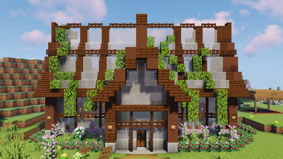 Thiết kế nhà đẹp trong Minecraft