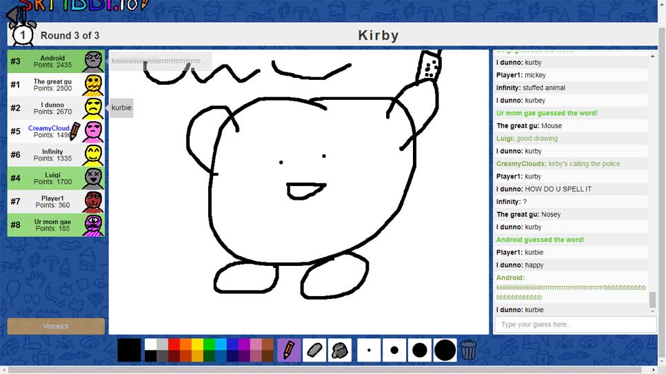 Kirby, một trò chơi trực tuyến hay với bạn bè