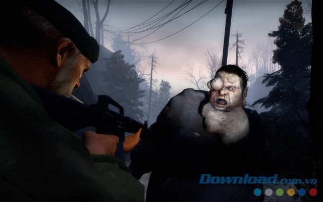 Chiến đấu với bầy lũ zombie trong game bắn súng góc nhìn thứ nhất Left 4 Dead cho máy tính và Mac