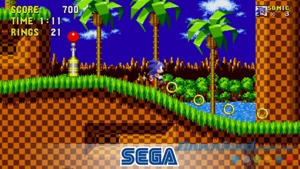 Game hành động hấp dẫn Sonic the Hedgehog cho Android