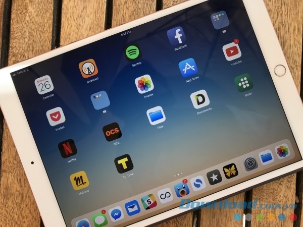 iOS 11 biến iPad thành thiết bị hoàn toàn mới