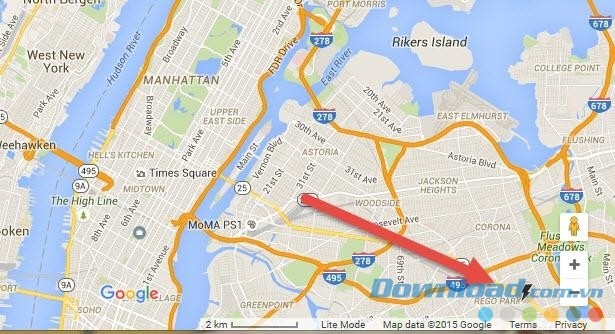 Chế độ Lite của Google Maps
