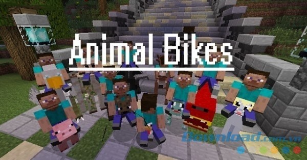 Mô hình xe đạp động vật