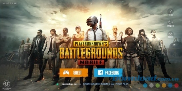 Giao diện cài đặt hoàn tất PUBG Mobile