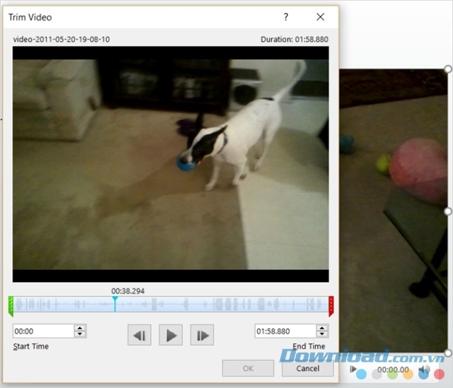 PowerPoint 2016 có tính năng cắt video
