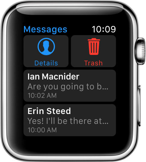 Xóa tin nhắn trên Apple Watch