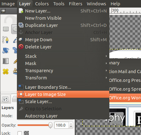 Cửa sổ chỉnh kích thước ảnh trong GIMP