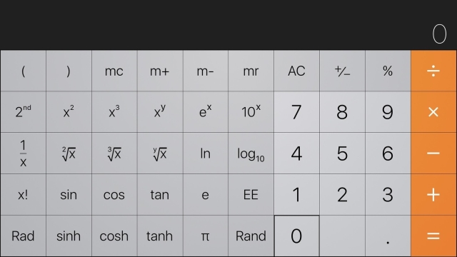 Calculator tích hợp máy tính khoa học