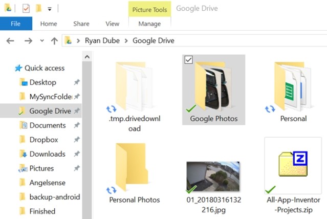Thư mục Google Drive