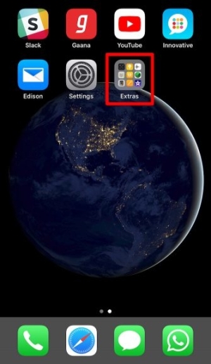 Chuyển ứng dụng iPhone vào thư mục