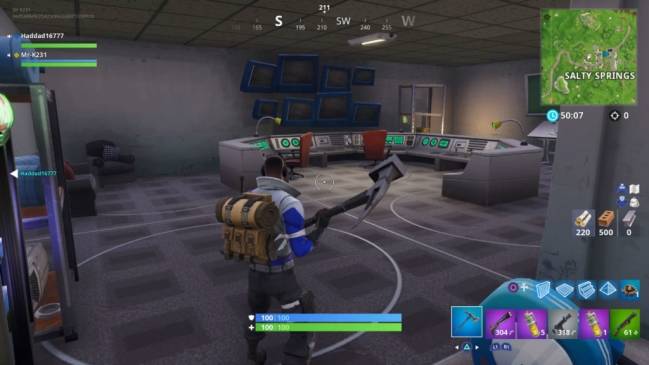 Căn hầm công nghệ cao trong Fortnite