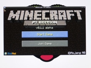 Cửa sổ mở phiên bản Minecraft Pi