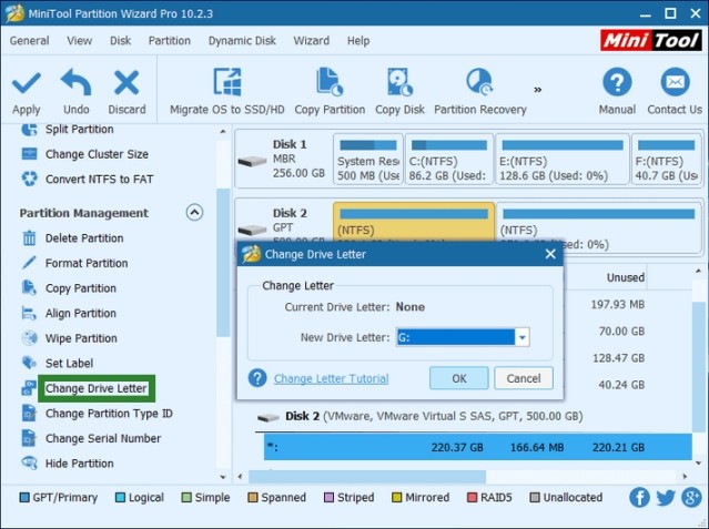 Sửa lỗi ổ đĩa bị unallocated bằng MiniTool Partition Wizard