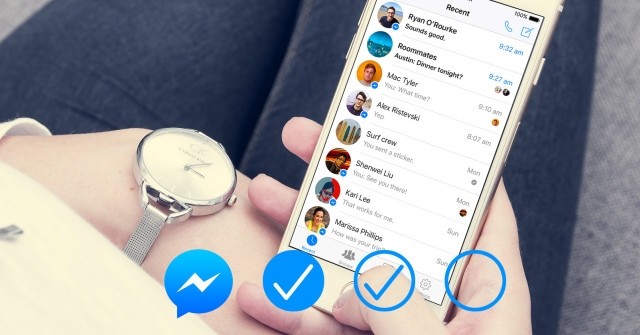 Ý nghĩa của các dấu tích xanh trong Facebook Messenger - Download.vn