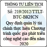 thong tu 02 2012 ttlt bvhttdl btc