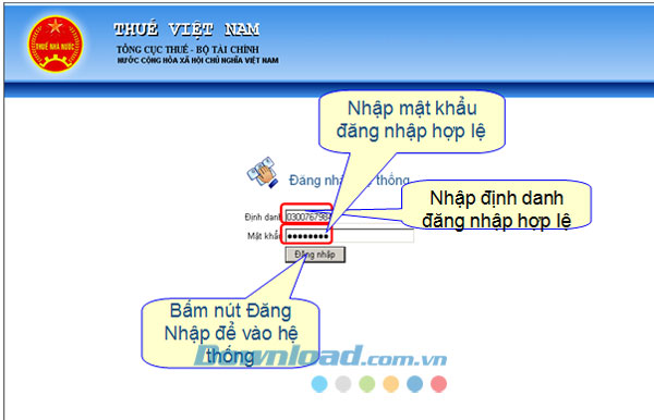 Thủ tục kê khai thuế qua mạng