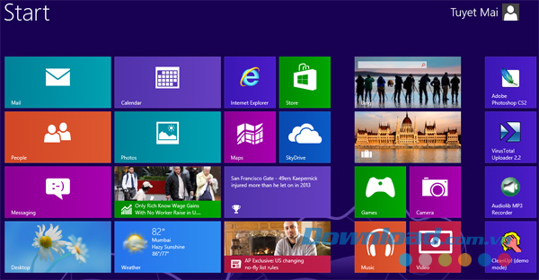Hướng dẫn mở hộp thoại Run trên Windows 8
