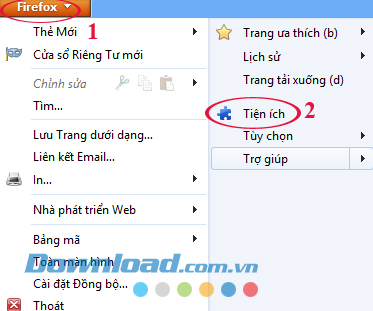 Hướng dẫn cài đặt tiện ích mở rộng trên trình duyệt Firefox