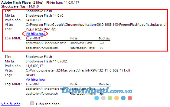 Hướng dẫn khắc phục lỗi Shockwave Flash trên Google Chrome