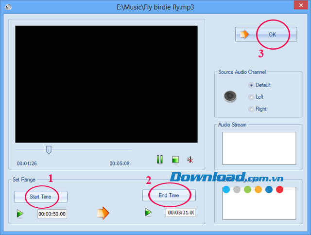 Hướng dẫn tạo nhạc chuông bằng Format Factory