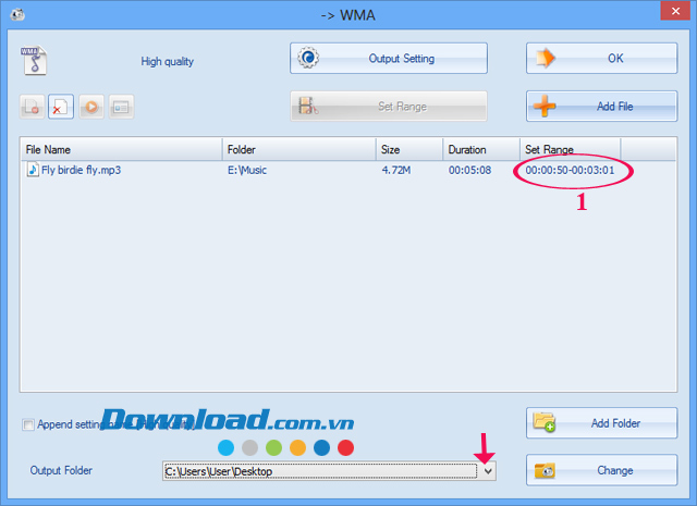 Hướng dẫn tạo nhạc chuông bằng Format Factory