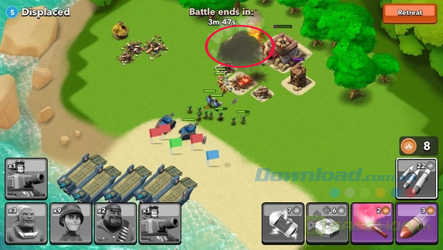 Bí quyết chinh phục game Boom Beach