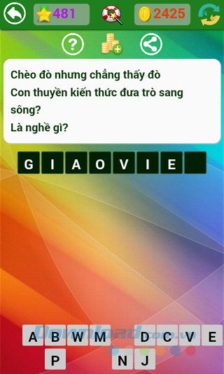 Đáp án trò chơi Đố vui dân gian - Phần 16