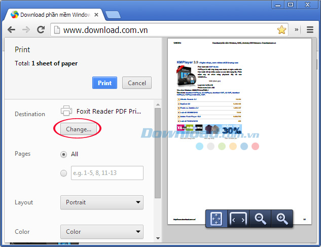 Cách lưu trang web trên Chrome thành file PDF