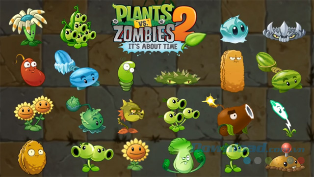 Mẹo hay chinh phục game Plants Vs. Zombies 2