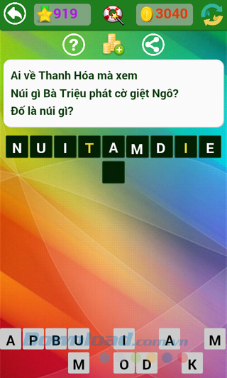 Đáp án trò chơi Đố vui dân gian - Phần 26