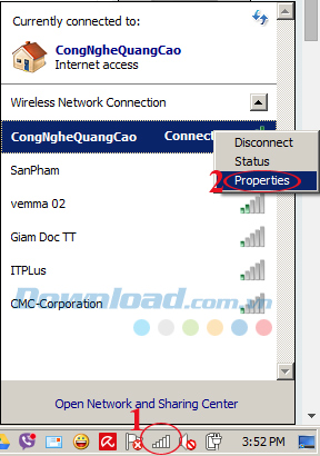 Cách xem mật khẩu Wifi trên Windows 7