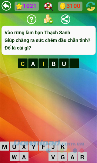 Đáp án trò chơi Đố vui dân gian - Phần 29