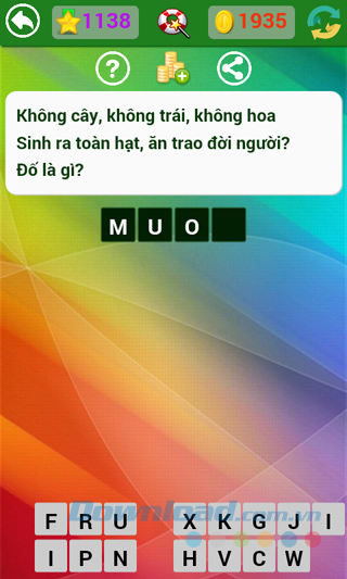 Đáp án trò chơi Đố vui dân gian - Phần 31