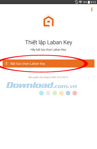 Hướng dẫn sử dụng LaBan Key trên điện thoại