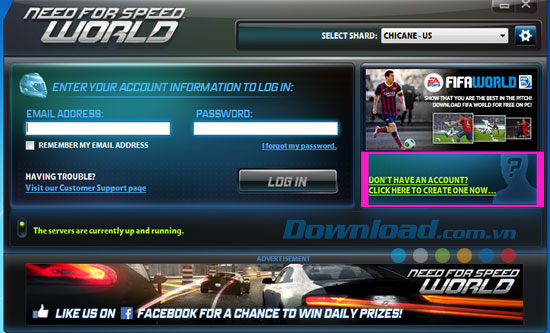 Need for Speed World online