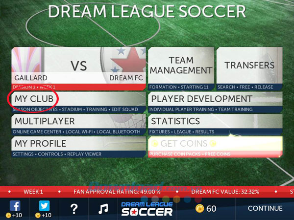 Hướng Dẫn Tùy Biến Cầu Thủ Trong Dream League Soccer - Download.Vn
