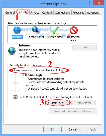 Cách tắt, bật Javascript trên Internet Explorer