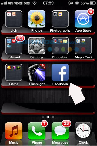Cách để vào Facebook nhanh hơn trên Iphone