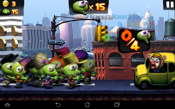 Mẹo kiếm nhiều vàng trong game Zombie Tsunami