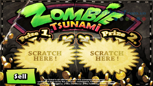 Mẹo kiếm nhiều vàng trong game Zombie Tsunami