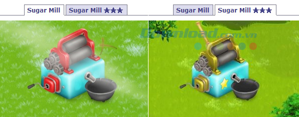 Cách sử dụng máy sản xuất đường trong game Hay day