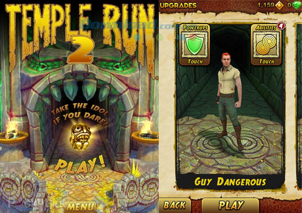 Tìm Hiểu Hệ Thống Nhân Vật Trong Game Temple Run 2 - Download.Vn