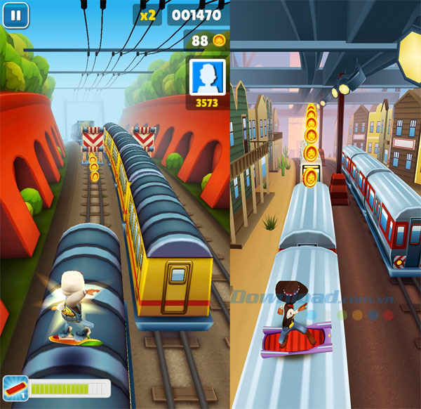 Bí quyết hoàn thành nhiệm vụ trong game Subway Surfers