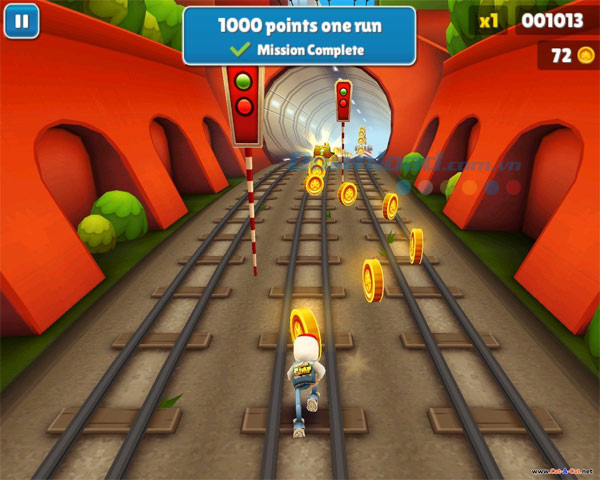 Bí quyết hoàn thành nhiệm vụ trong game Subway Surfers