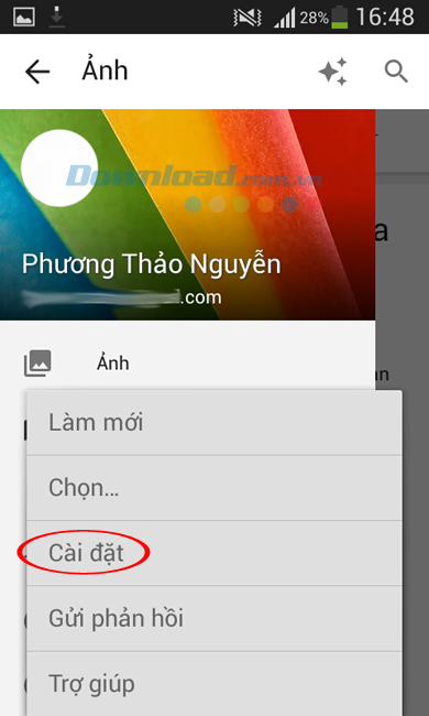 Cách sao lưu ảnh, video từ Android lên Google Photos 