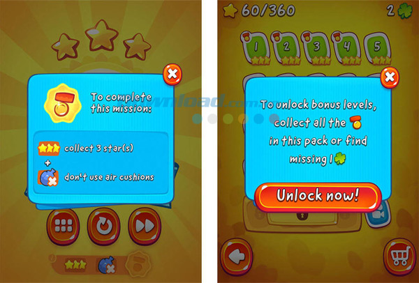 Bí quyết chinh phục game Cut The Rope 2